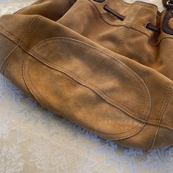 Lucky Brand 100% suede large hobo bag - Picture 6 of 12